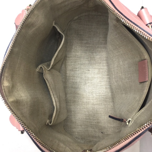 Authentic Gucci MicroGG pink leather bag - Picture 6 of 16